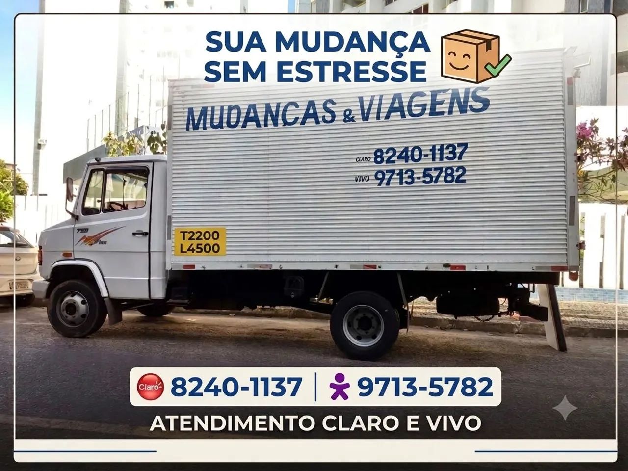 Mudanças e viagens para todo Brasil!