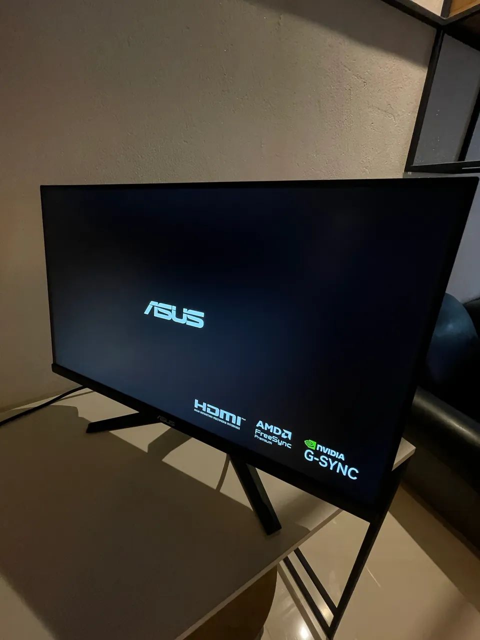 Vendo 2 Monitores Gamer Asus 25 e 24 polegadas + Suporte Articulado duplo pra monitor - Foto 3
