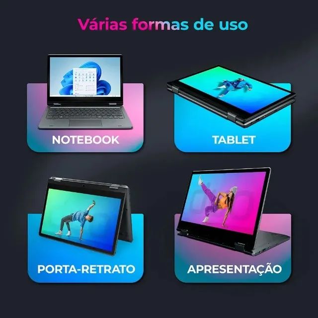 Notebook 2 em 1 TOUCH - Foto 2