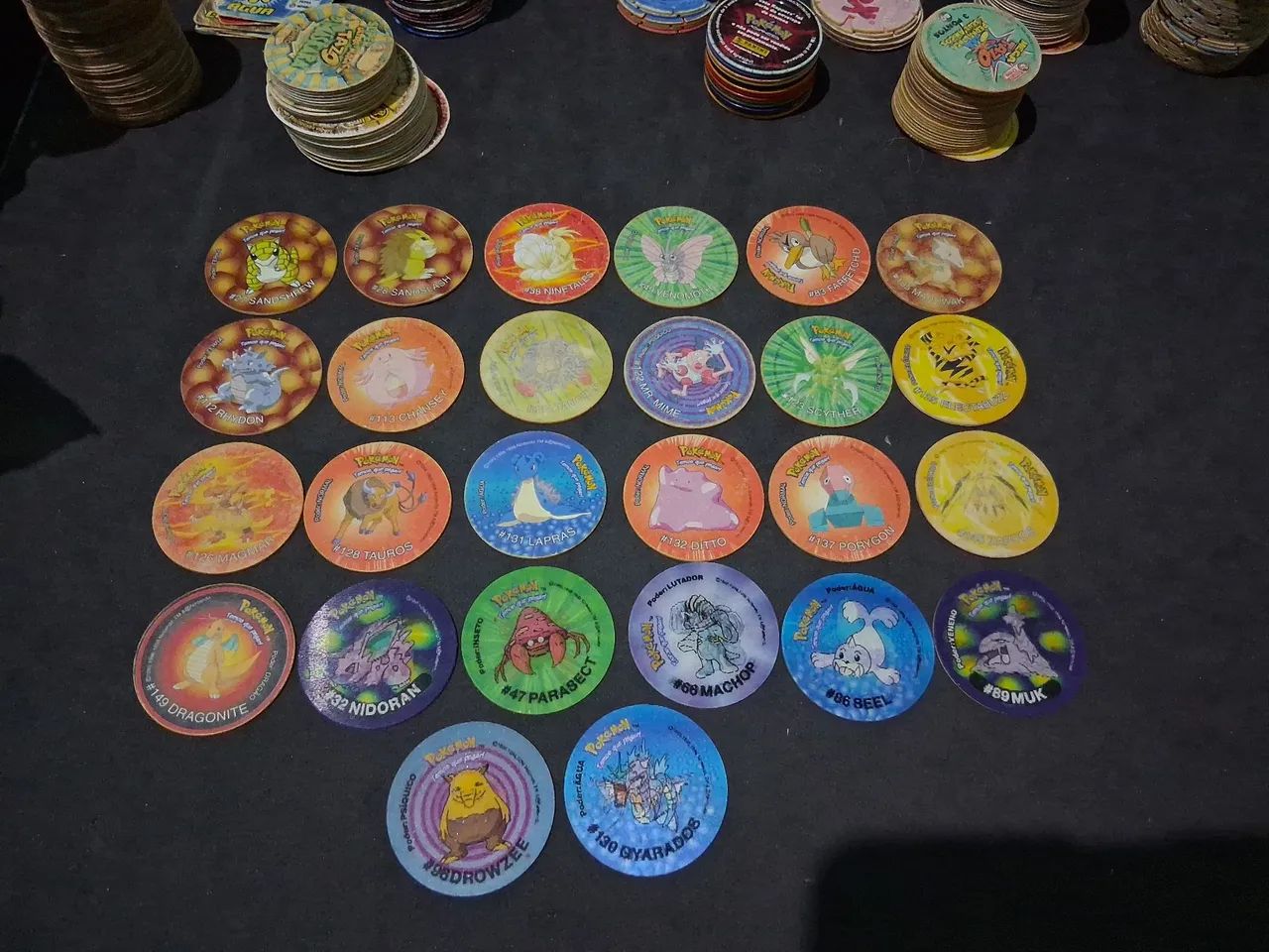 Lote de Tazos Pokemon 26/70