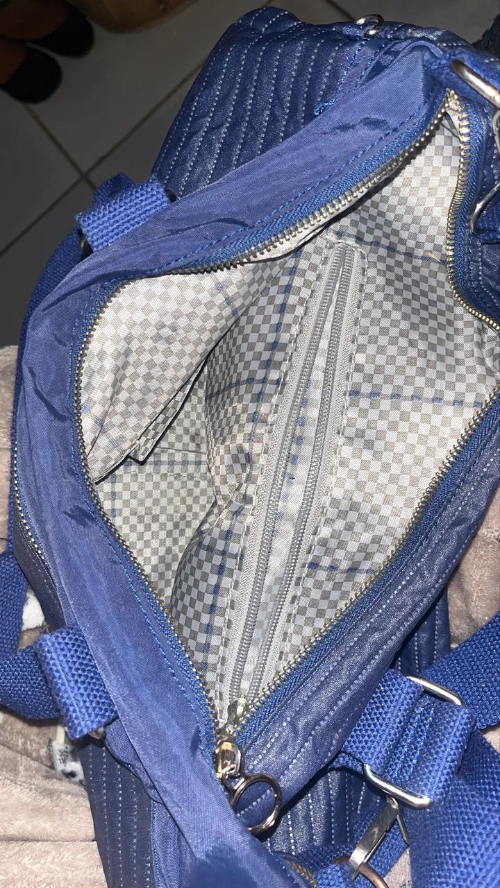 Bolsa azul escura kipling - Foto 4