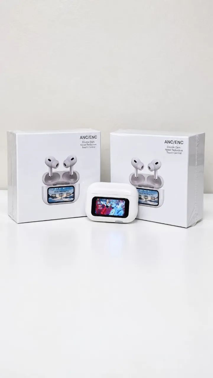 Fone de ouvido bluetooth com tela digital
