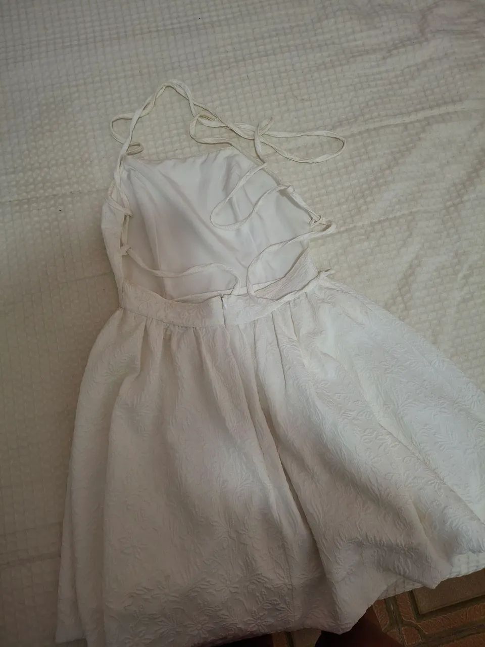 Vestido branco costas decotada - Foto 2