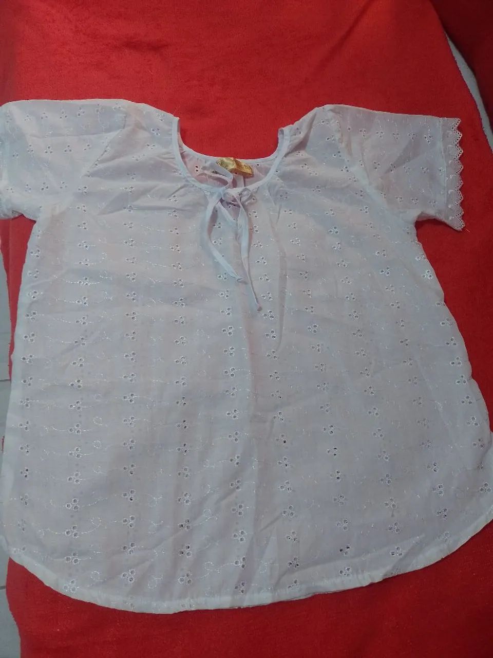 Bata umbanda NOVA feminina em lesie branca