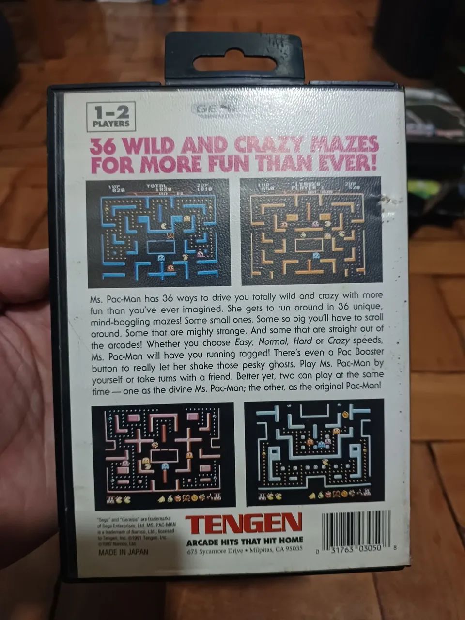 Ms. Pac-Man - Mega Drive - COMPLETO - CIB - Foto 2