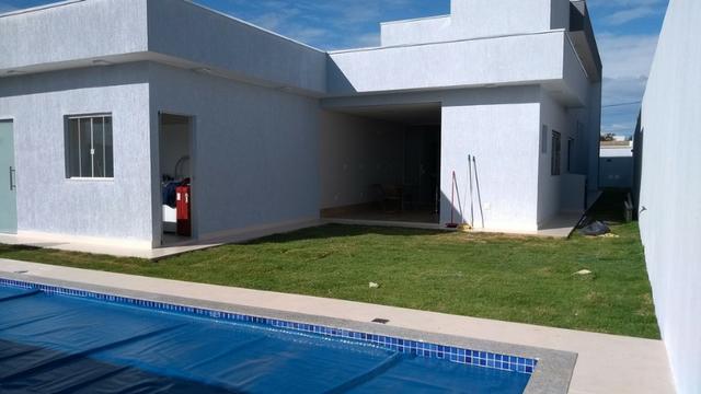 Samuel Pereira oferece: Casa 3 Suites Nova Moderna Pé Direito Duplo Piscina Churrasqueira - Foto 3
