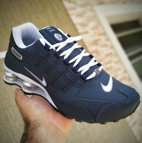 nike shox nz azul