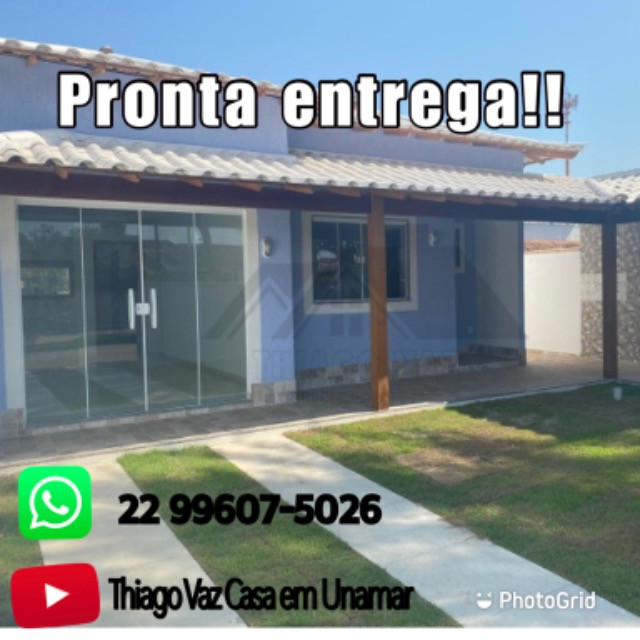 Pronta entrega - Casa com RGI no lado praia! Aceita financiamento bancário!
