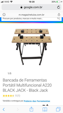 Mesa de marcenaria portátil - Foto 2