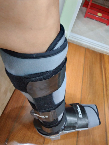 Bota ortopédica robofoot salvapé usada (robocop)
