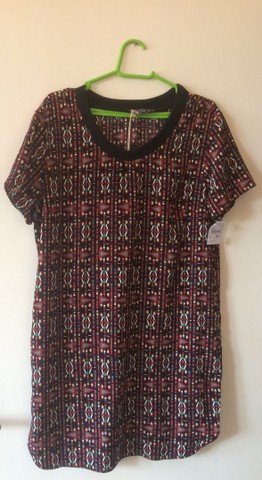 Vestido Curto estampado (com etiqueta) - Foto 2