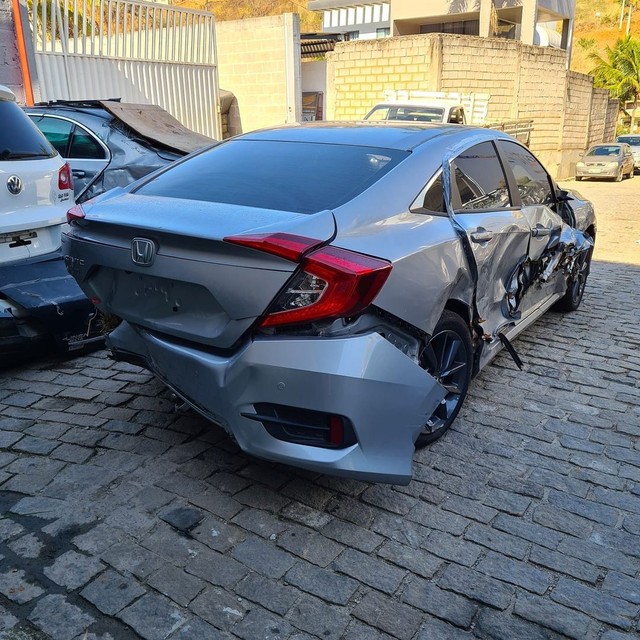 Motor Câmbio Airbag Farol Porta Lanterna Capô Honda Civic 2.0 2020 Sucata - Foto 5