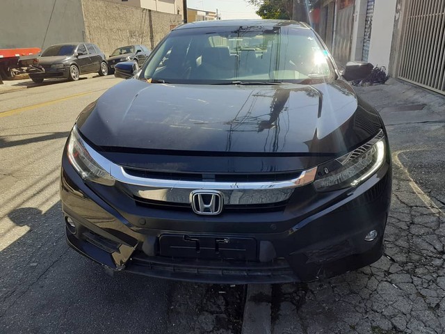 Motor Câmbio Airbag Porta Farol Capô Lanterna Honda Civic 1.5 Turbo 2017 Sucata - Foto 3