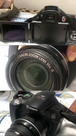 Câmera profissional Canon sx40hs