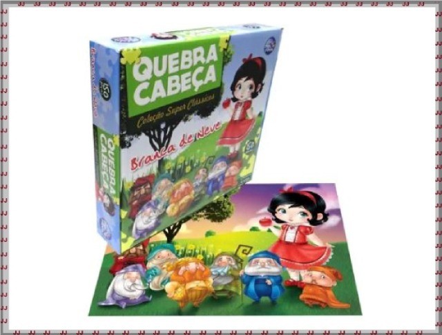 Quebra cabeça branca de neve 150 peças - Foto 2