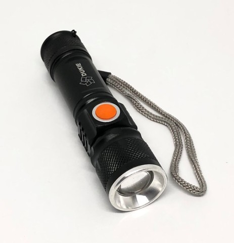 Mini Lanterna de LED Com Bateria Recarregável Dukie 12 Horas de Uso Nova na Caixa