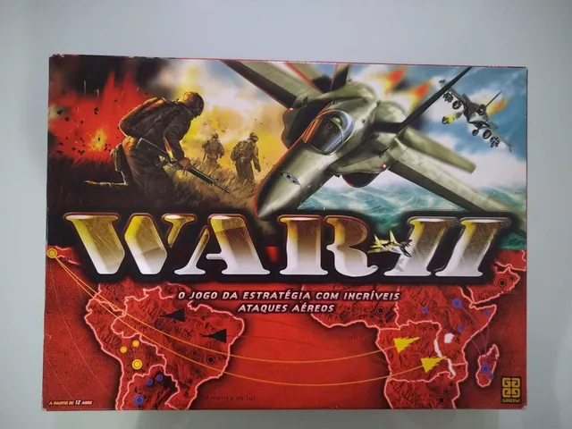 Jogo de Tabuleiro - War 2 - com Batalhas Aéreas - Grow