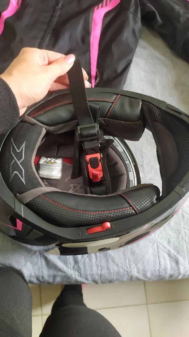 Vende-se capacete x11 impulse e jaqueta Rice tech - Foto 3