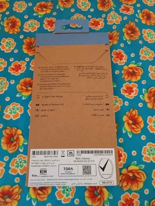 Kindle lacrado nunca usado  - Foto 2