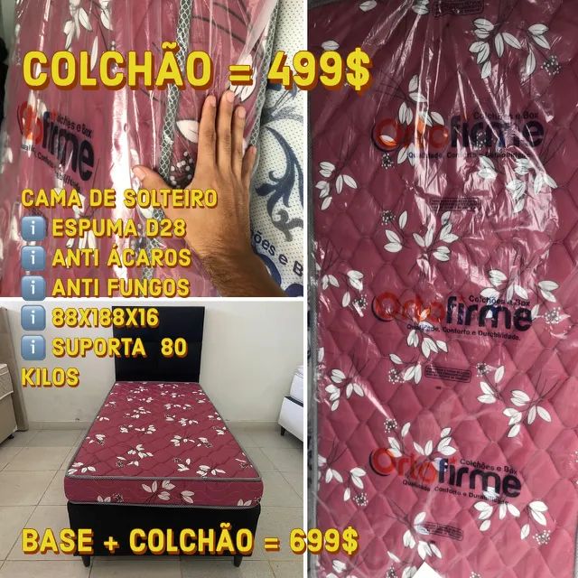 Colchão D28 Solteiro entrego hoje 