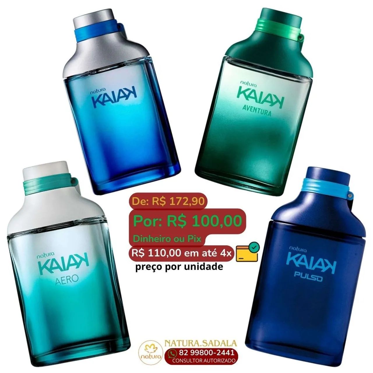 Kaiak Natura - 4 opções - Novo