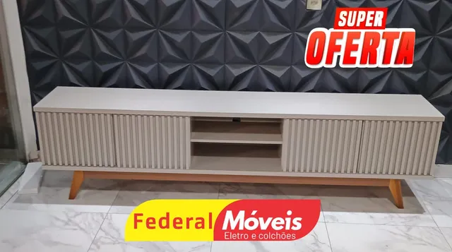 RACK BANCADA RIPADO MUITO TOOP VEM COM A FEDERAL MOVEIS