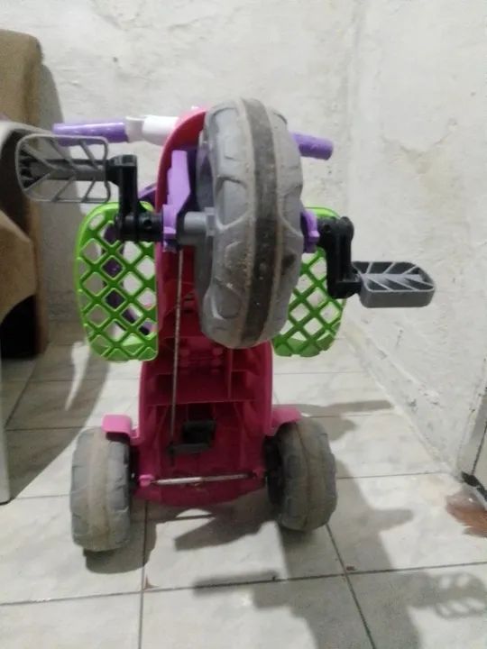 Carrinho triciclo <br>Carrinho Triciclo De Passeio Rosa <br> - Foto 4