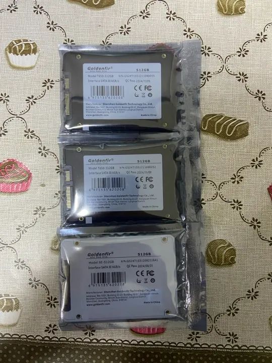 SSD Goldenfir 512GB SATA III  - Novo