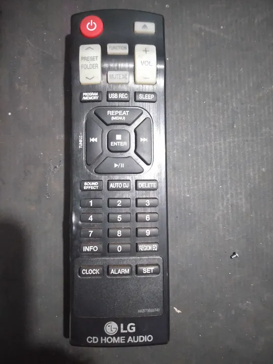 Controle Remoto LG para CD Home Audio