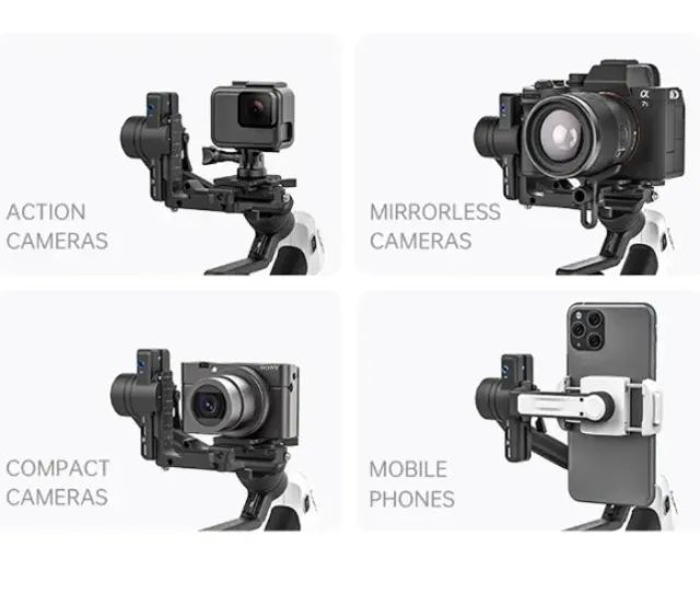 Gimbal FeiyuTech Scorp Mini 2 Câmeras e Celulares - Foto 2
