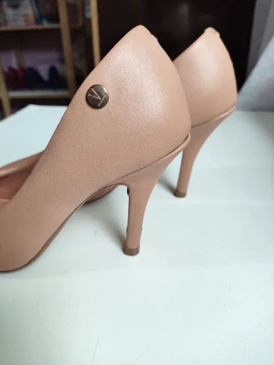 Sapato Scarpin Vizzano Pelica Nude Feminino Bege - Foto 3