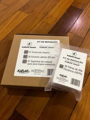 Combo 3 kits de reposição robô Kabum
