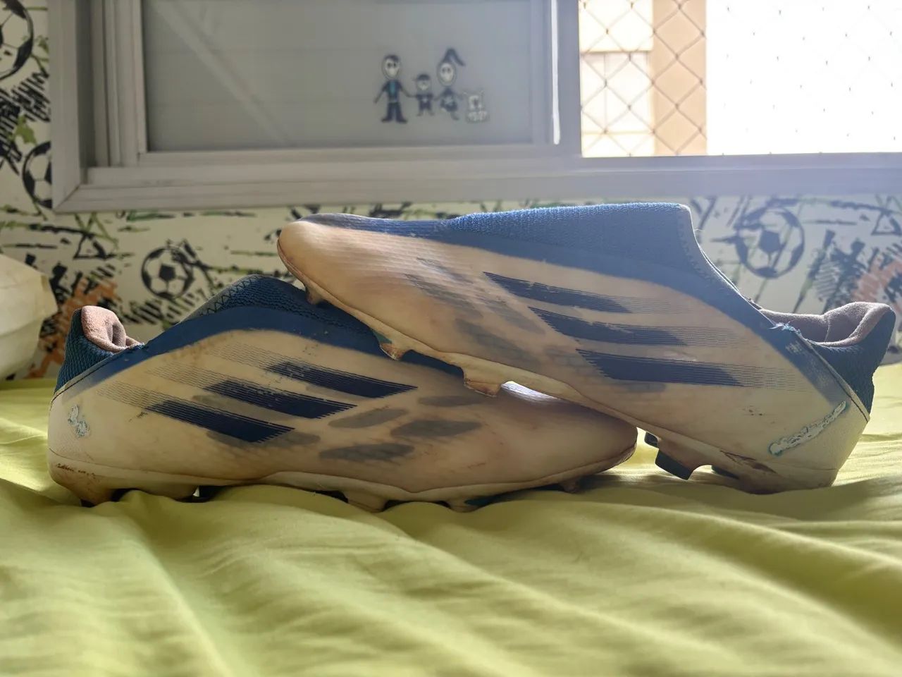 Chuteiras Adidas X - Tamanho 43 - Usadas - Foto 2