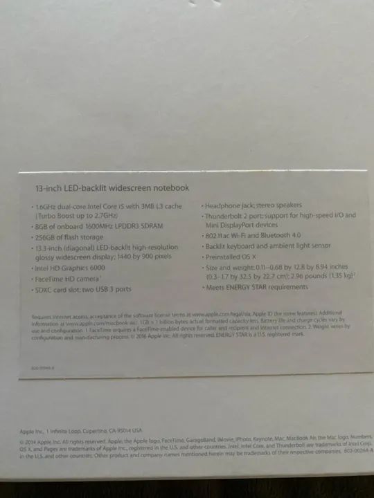 Apple Macbook Air 13 2015 8gb - Foto 5