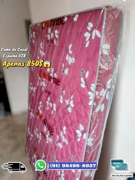 COLCHÃO DE CASAL COLCHÃO ESPUMA D28 