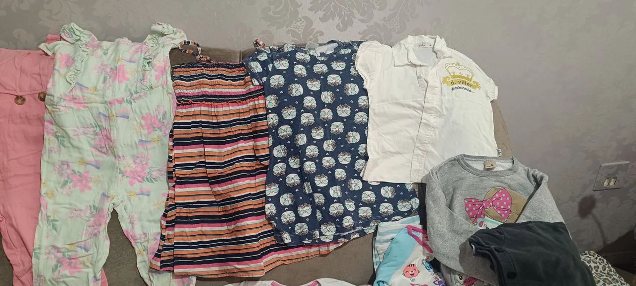 Lote de Roupas Infantis - Menina - Tmh 3/4  - Foto 3