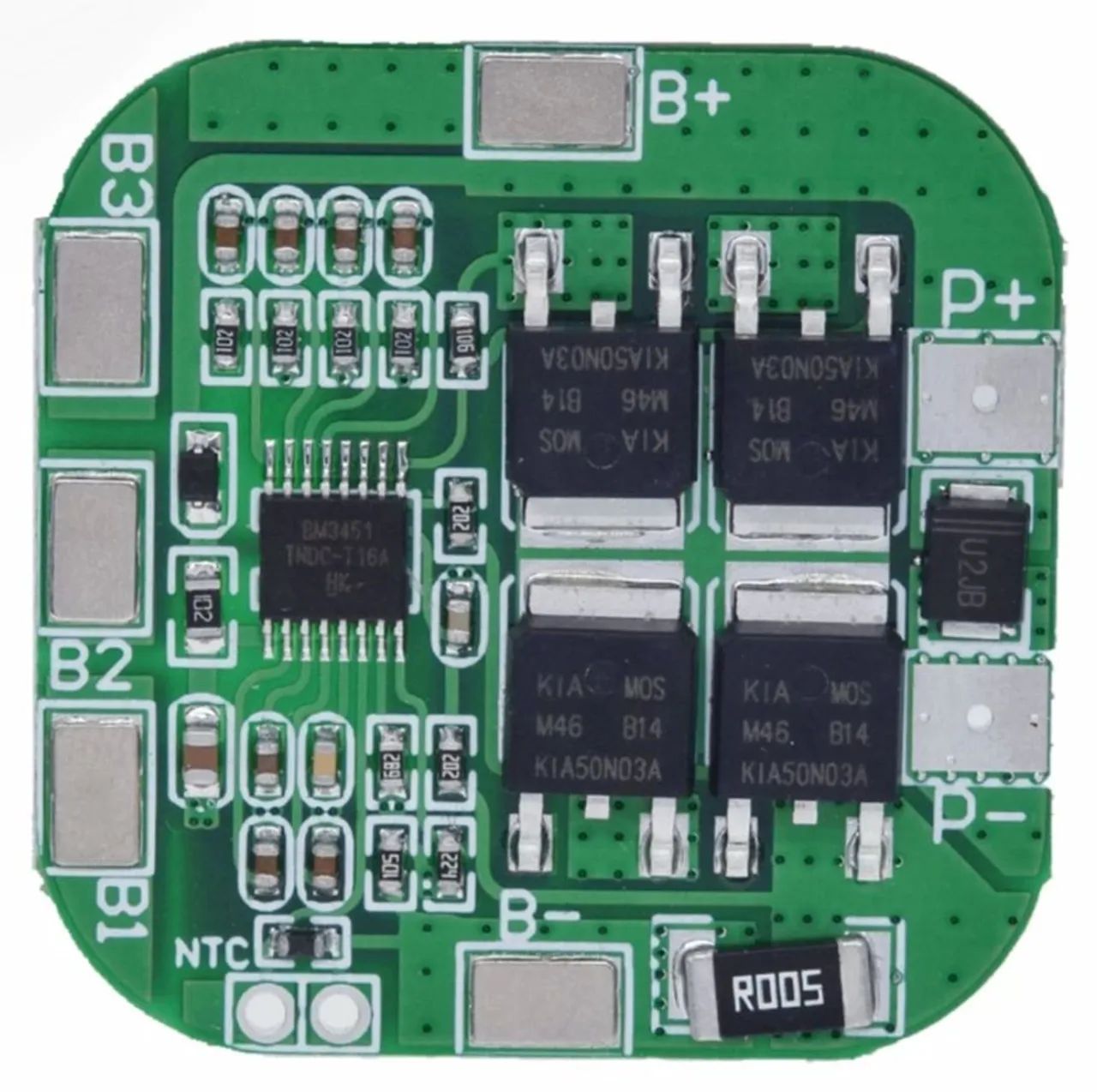 Placa de proteção/carregamento BMS 4s 20a 14.8v 16.8v Li-ion 18650 cel - Foto 4