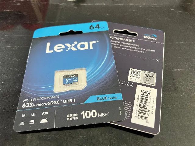 Cartão Micro SD Lexar Kodak 64GB 633x Original 4K Drones Gopro - Foto 3