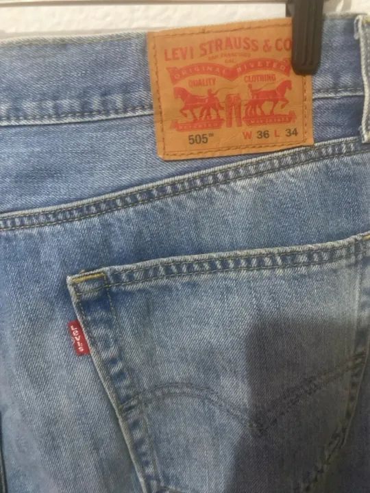 Calça Jeans Levi's 505 original 44 - Foto 3