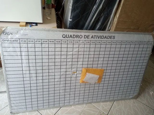 Quadro de aviso 140cm novo
