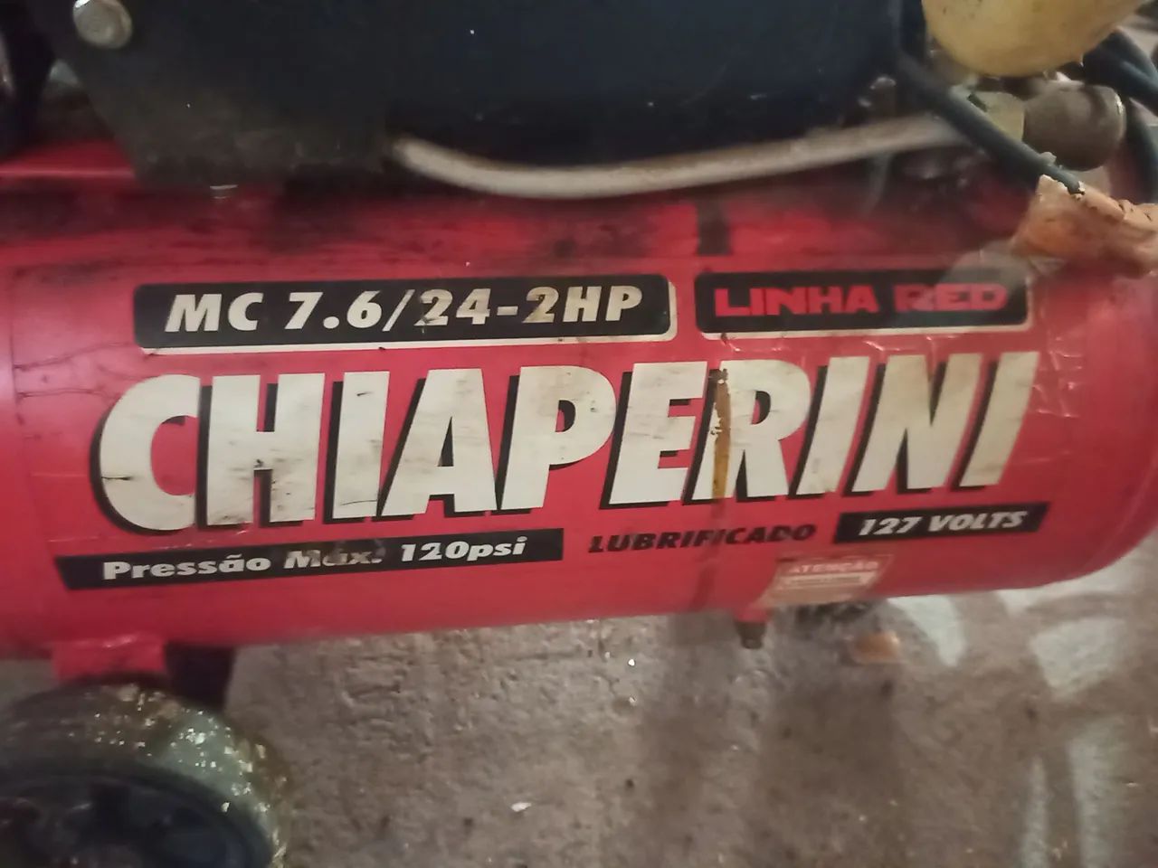 Compressor de ar Chiaperini MC 7.6/24-2HP 127vts - Foto 4