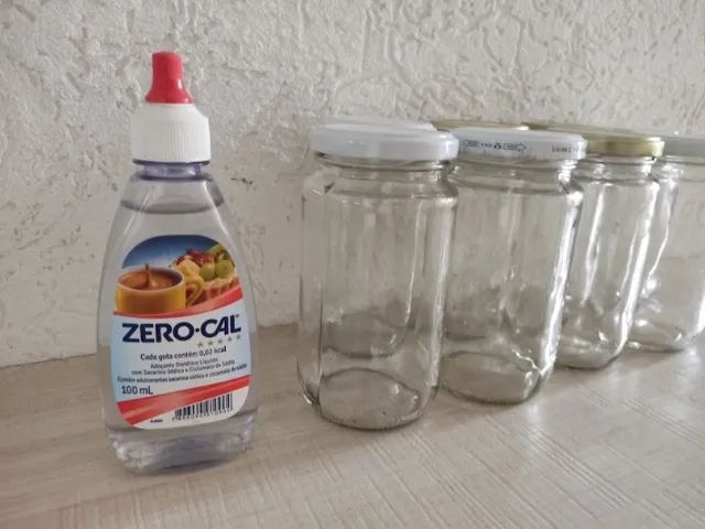 Kit Com 8 Unids Vidro Vazios Azeitona Palmito 200mls Usado cod (10) - Foto 5