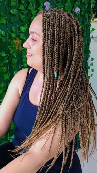 Trança Box braids<br>R$320,00 com material - Foto 5