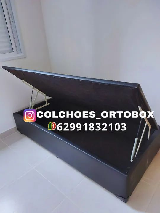 Cama Box Baú Solteiro em ate 10x sem juros - Foto 2