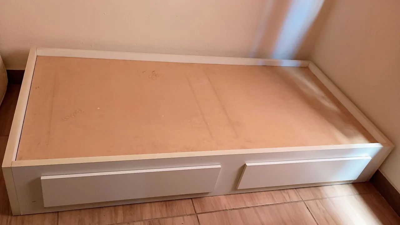 CAMA BOX SOLTEIRO TODA EM MDF