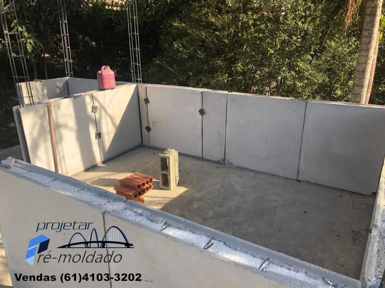 Paredes prontas com Blocom pré-moldado !!! - Foto 4