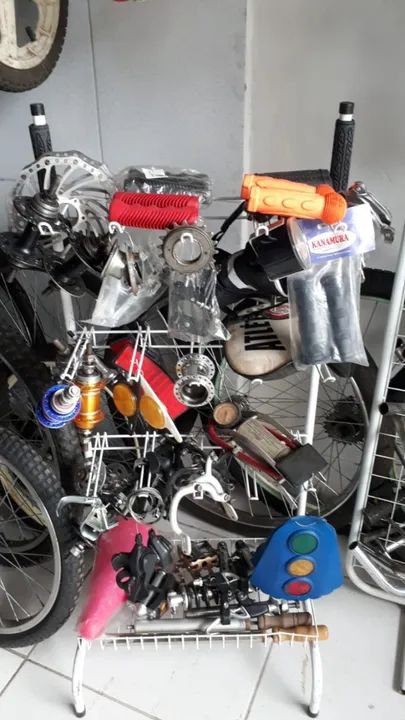 Peças, quadros e pneus para bicicletas antigas e atuais a partir de 15,00 - 2506 - Foto 5