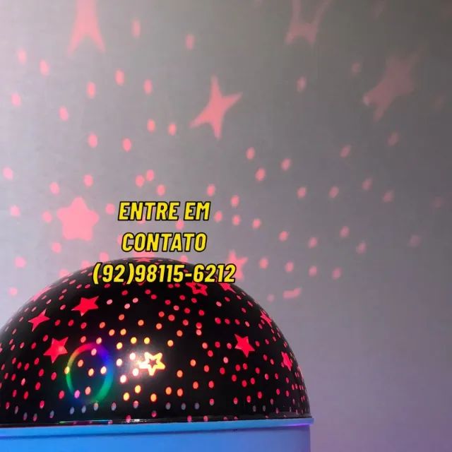 Projetor Luminaria Ceu Estrelado Galaxia -Entregas 9h as 22h - Foto 4