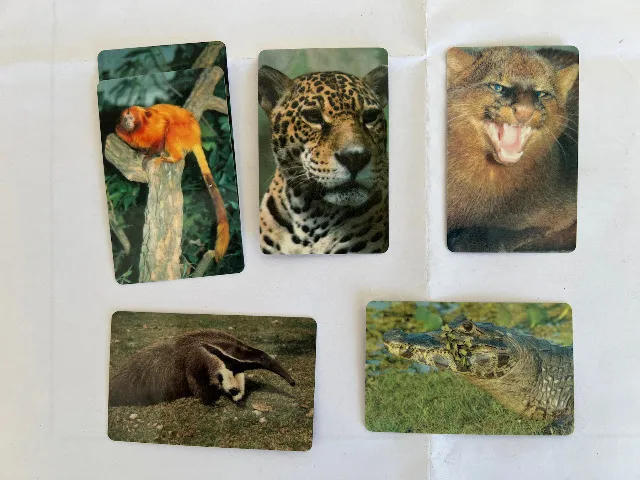 Cards Cepacol Animais em Risco de Extinção 05 unidades+01 repetido