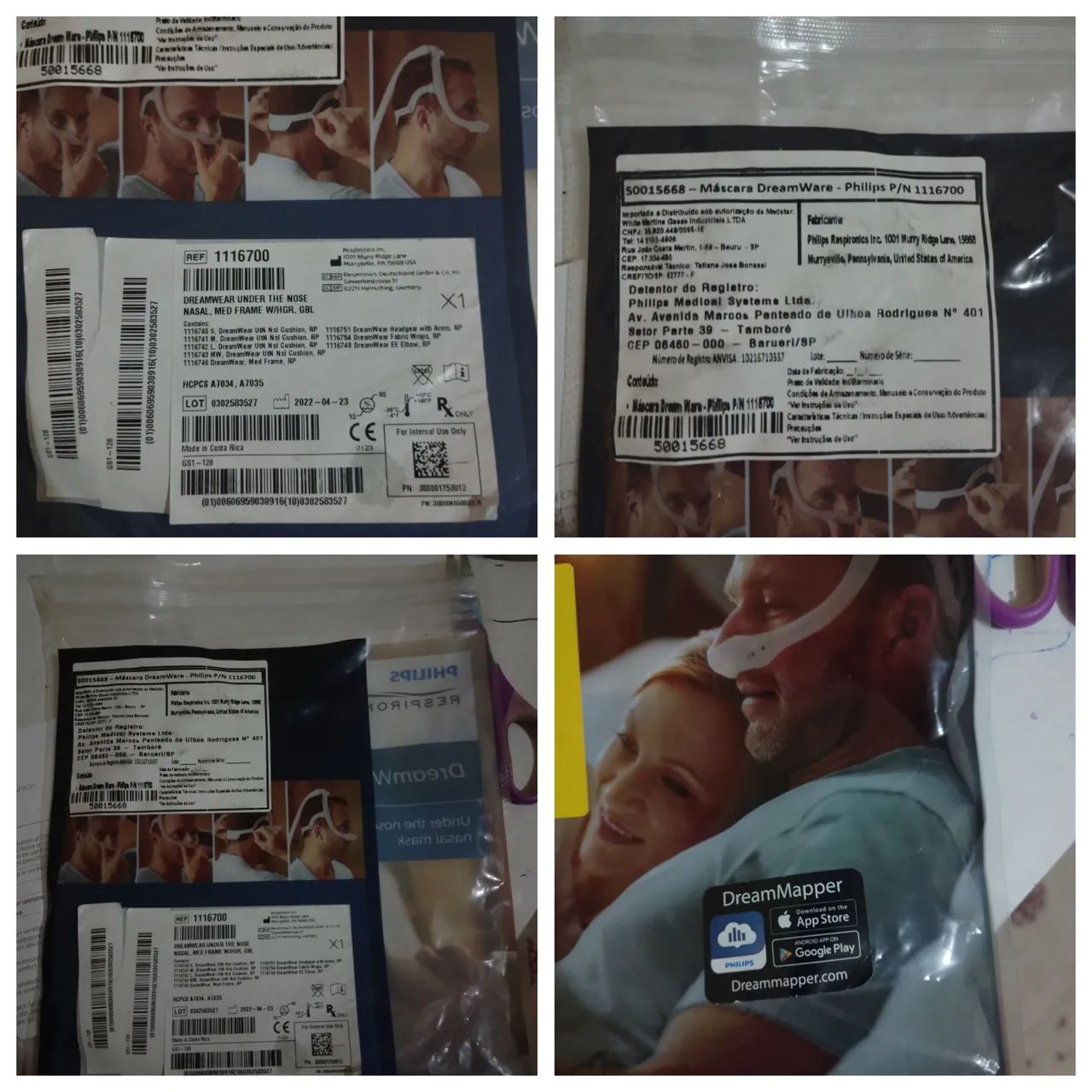 Máscara de CPAP Philips DreamWear Nasal - Foto 5